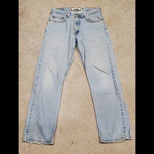 Levi 505 Jeans 32 x 30 - Regular Straight Fit - Light Blue